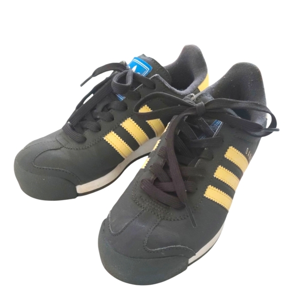 Adidas Gray and Yellow Classic Samoas - Picture 1 of 9
